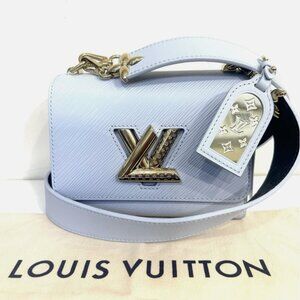 NEW - Louis Vuitton Epi Twist PM Washed Blue M25362 - Retail $4750